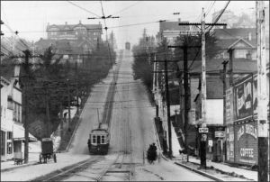 An old photo of Queen Anne Hill.